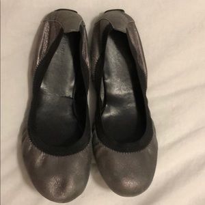 Cole Haan Pewter Ballerina Flats Sz 8